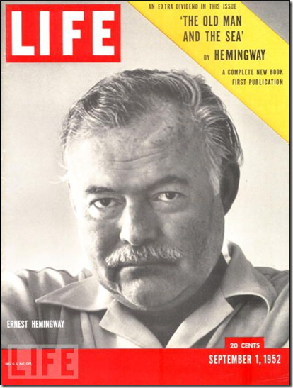 Hemingway - Life cover Sept 1 1952
